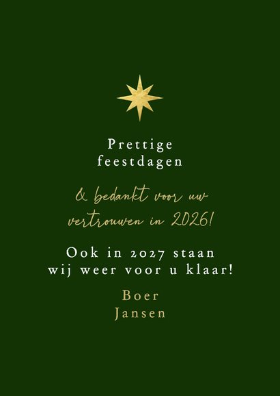 Originele zakelijke kerstkaart kerstboom fotocollage kerst 3