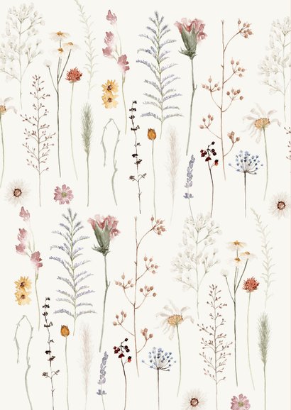 Paaskaart ei met bloemen 2