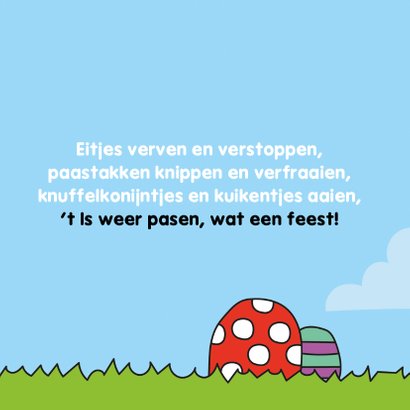 Paaskaart paasmandje 3