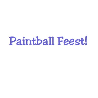 Paintball Feest met verf 3