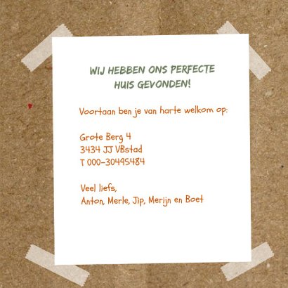 Papier tape look eigen foto txt 3