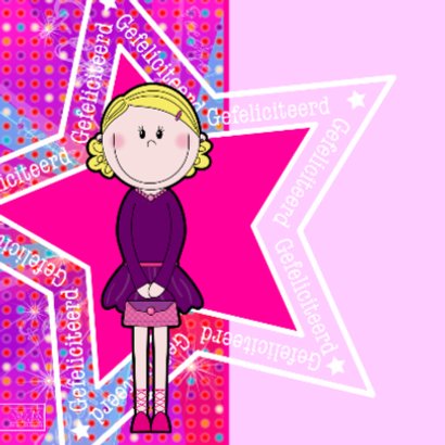 Party GIRLS vrolijk DISCO roze 2