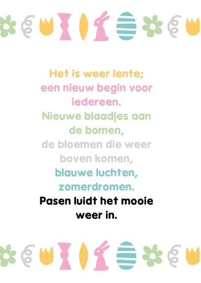 Pasen Bloemen ei 3