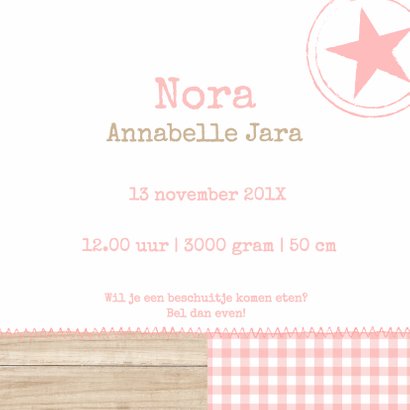 Pastel Hout Sterren Nora 3