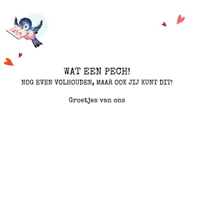 Pechvogel, kop op! Stijlvolle sterkte kaart voor elk moment 3