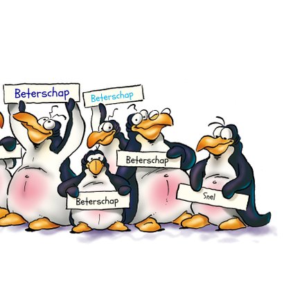 Penguins beterschap 3 dieren op ijsschots 3