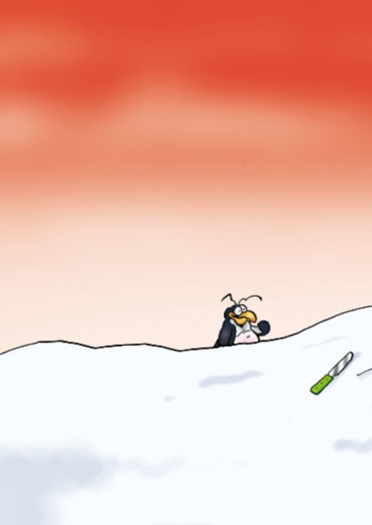 penguins liefde 1 hart in boom 2
