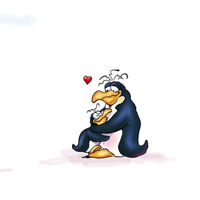 Penguins moederdag 5 pinguïn bloemen 3
