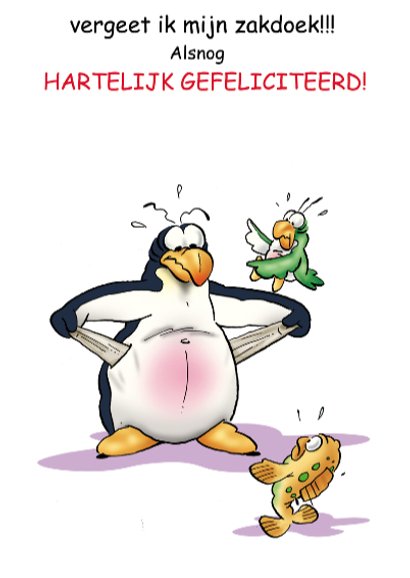 Pinguins verjaardag kalender 3