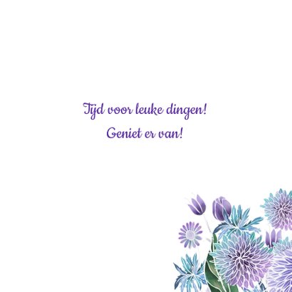 Pensioen hart bloemen 3