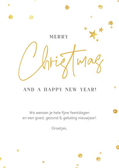 Persoonlijke kaart voor kerst met grote foto 3