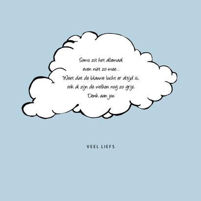 Phd Coachingskaart - Achter de wolken schijnt de zon 3