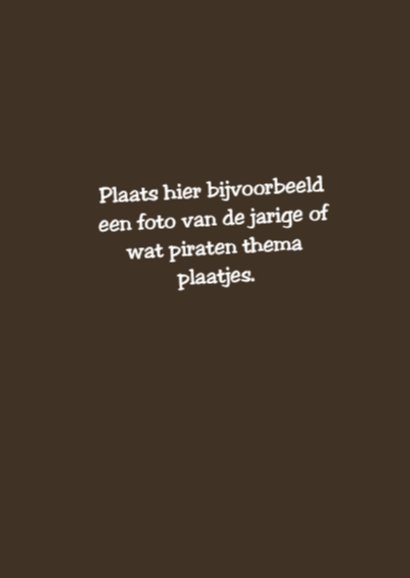 Piraten feestje 2