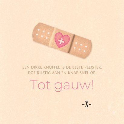 Pleister erop beterschapskaart 3