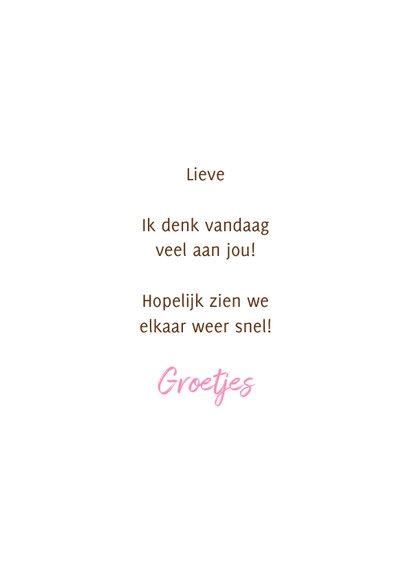 Pluk de dag wenskaart pot bloem geel 3