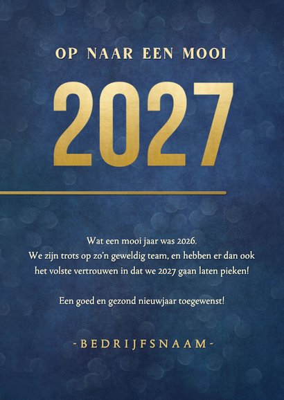 Positieve zakelijke kerstkaart pieken in 2027 - met grafiek 3