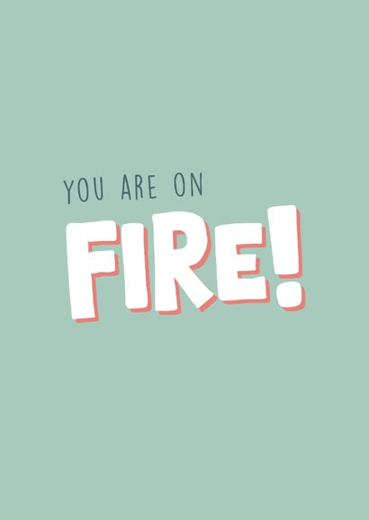 Prestatie kaart met illustratie van een lucifersdoosje 2