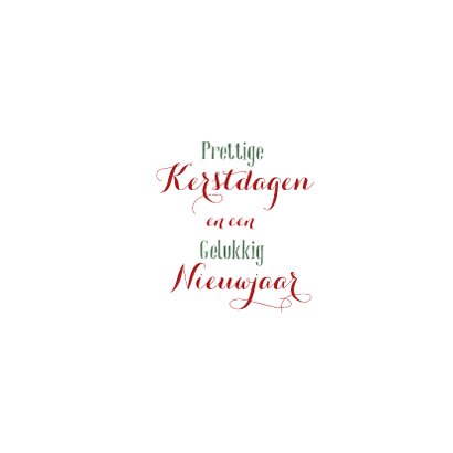 Prettige Kerstdagen Letters 3