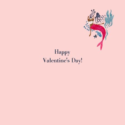 Purrfect Valentijnskaart met poes zeemeermin 3