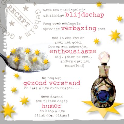 Recept voor fijne feestdagen 2