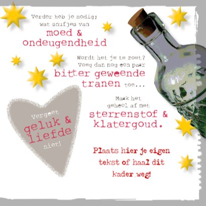 Recept voor fijne feestdagen 3