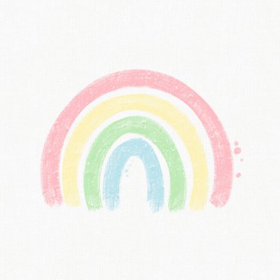 Regenboog - Christelijke kaart 2