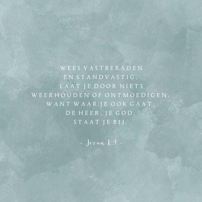Religie kaart sterkte met bijbel spreuk 2