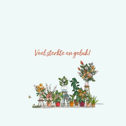 Retro scooter met bloemen 3