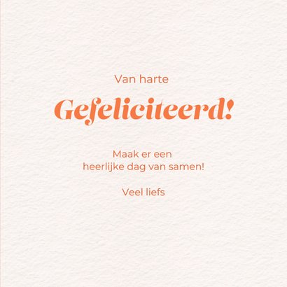 Romantisch jubileum kaartje proost op jullie trouwdag 3