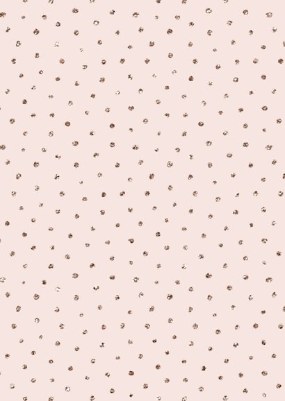 Rose Gold Glitter Stippen 2