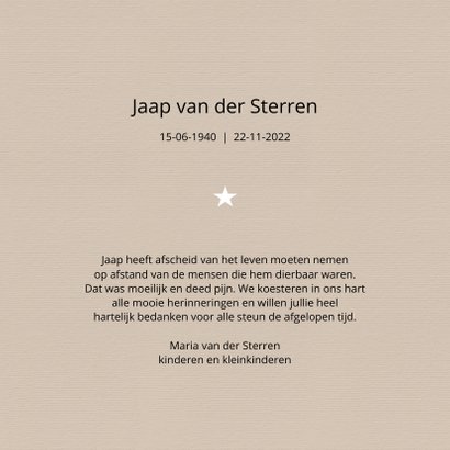 Rouw Afscheid zonder afscheid 3