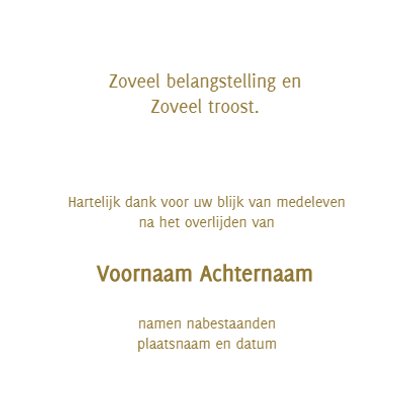 Rouw bedankt Orchidee - hemels wit 3