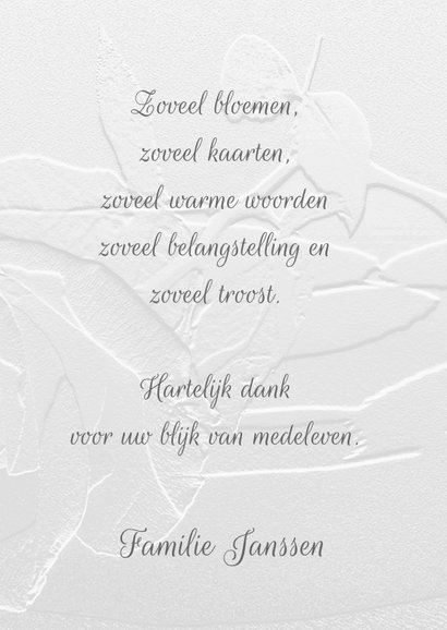 Rouw breekbaar glazen roos 3