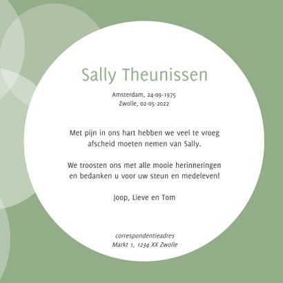 Rouw herinner mij zoals ik was 3