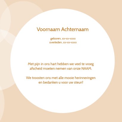 Rouw herinner mij zoals ik was 3