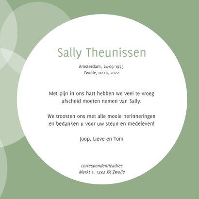 Rouw herinner mij zoals ik was 3