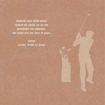 Rouw hobby golf 2