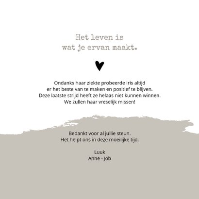 Rouw Liefste moeder vriendin 3