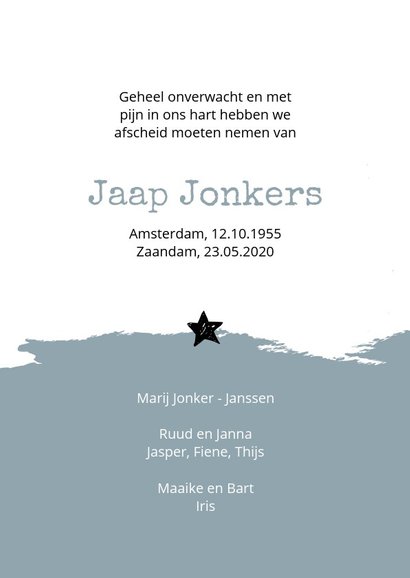 Rouw Liefste vader opa vriend 3