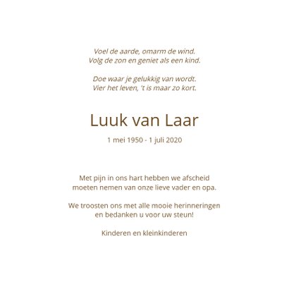 Rouw waterverf zomerse boom 3