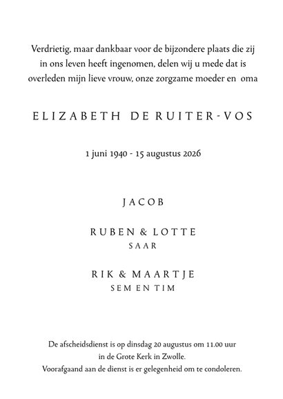 Rouwkaart beige droogbloemen 3