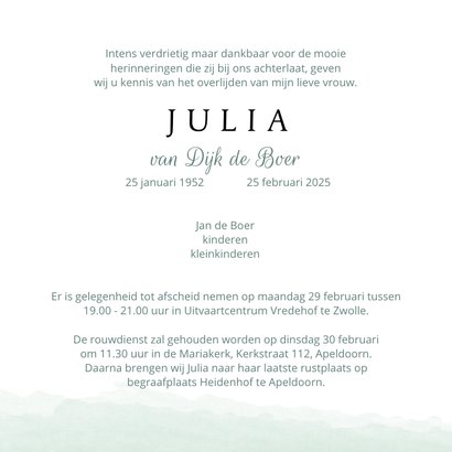 Rouwkaart eucalyptus besjes 3