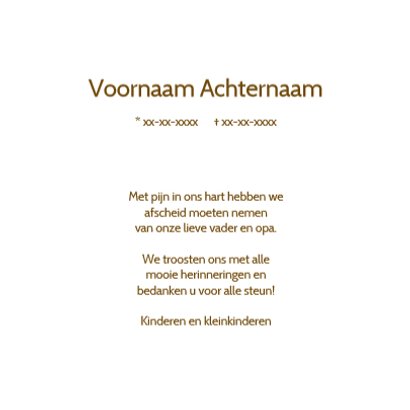 rouwkaart graan 3