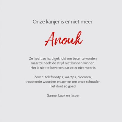 rouwkaart kind hout 3