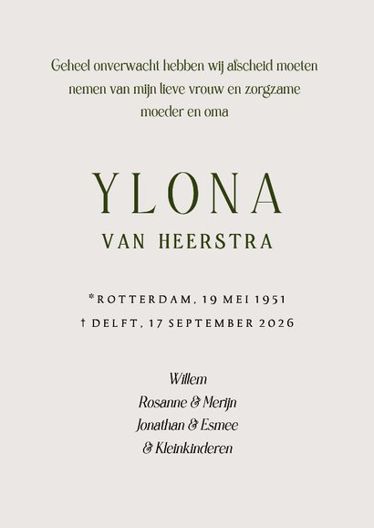 Rouwkaart met kleurrijke bloemen tulpen 3