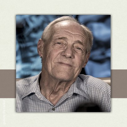 Rouwkaart met silhouet van roos en gedicht 2