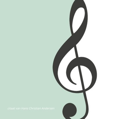 rouwkaart muziek 2