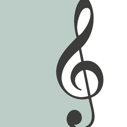 rouwkaart muziek 2