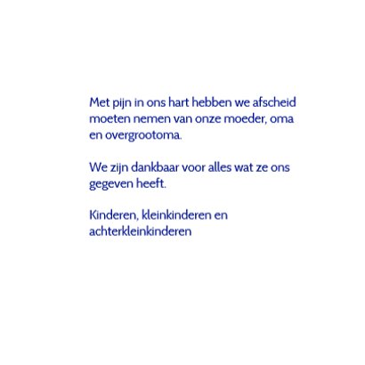 rouwkaart pluk de dag 3