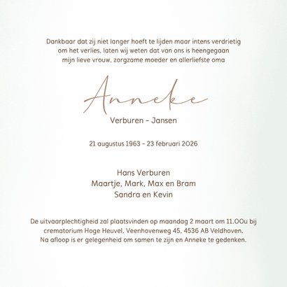 Rouwkaart tulpen zacht pastel 3